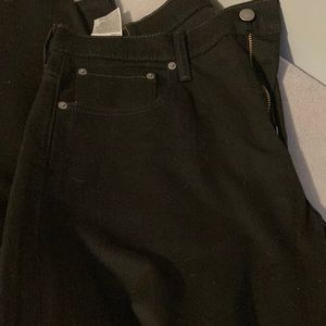 Mens Levi black denim jeans